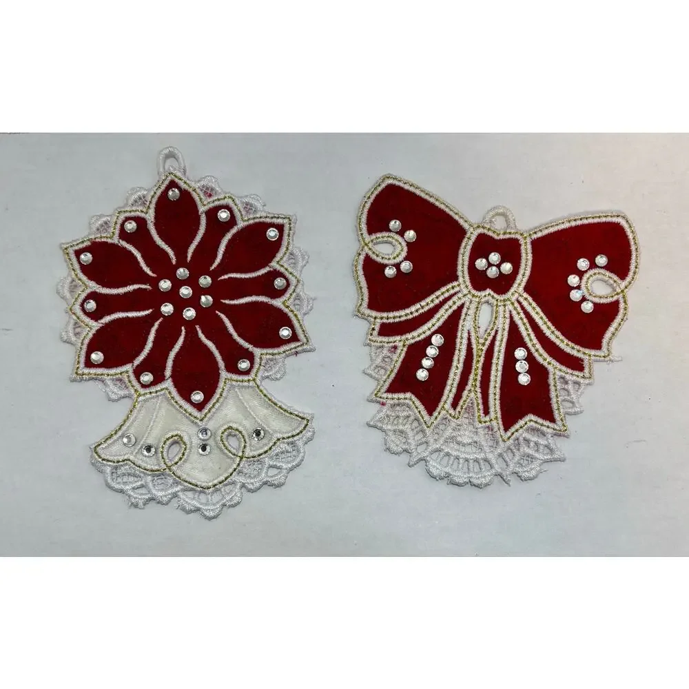 Bernina(?) Christmas Appliqué Patches